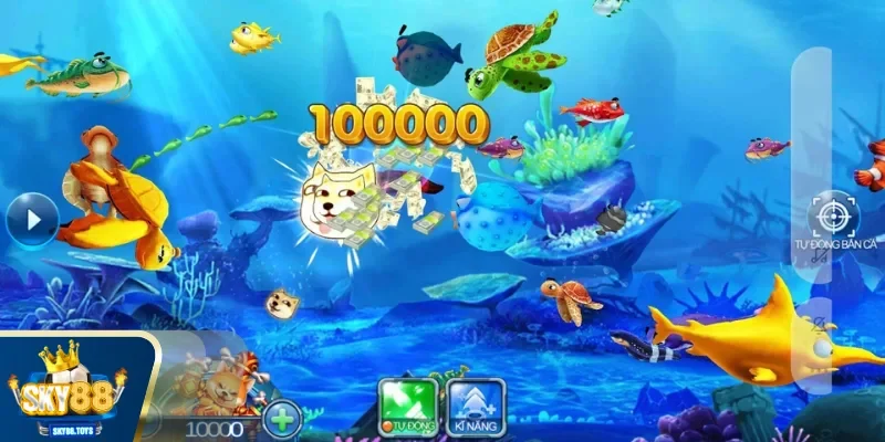 Cách điều khiển trong game Bắn cá Bingo